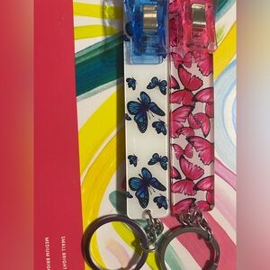 Card Grabber Keychain For Long Nails, ATM Credit Card Puller With Plastics Clips